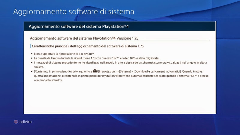 PlayStation 4 Firmware 1.75