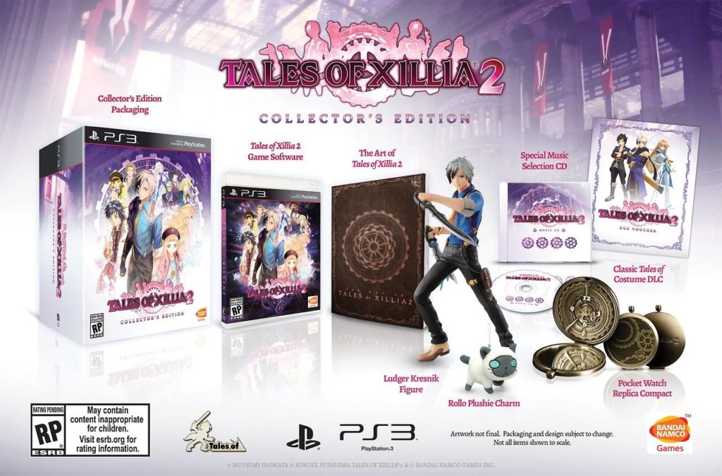 tales of xillia 2 collector's edition unboxing