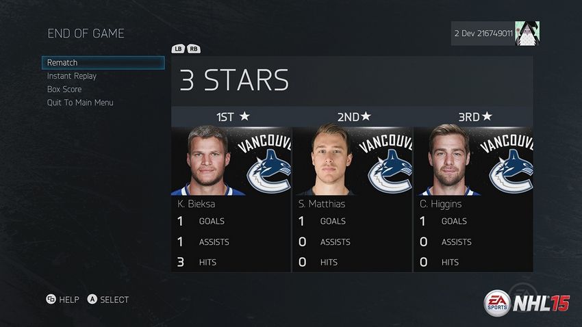 nhl 15 primo update playstation 4 xbox one