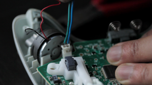 Il meccanismo collegato ai motorini