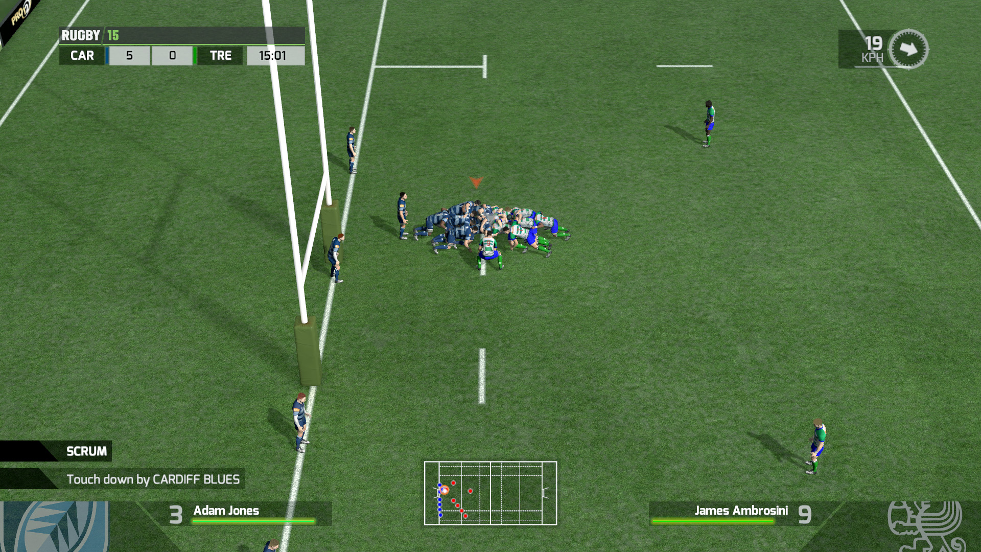 rugby 15 recensione