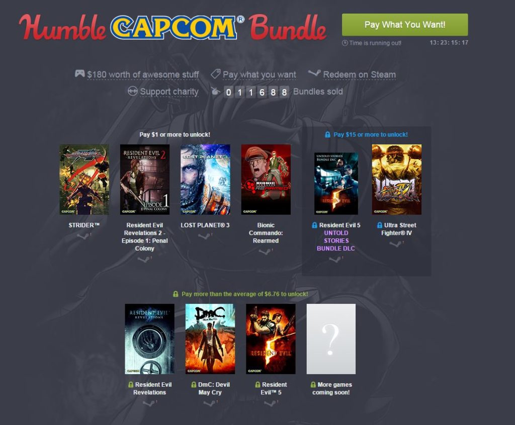 Humble Bundle Capcom
