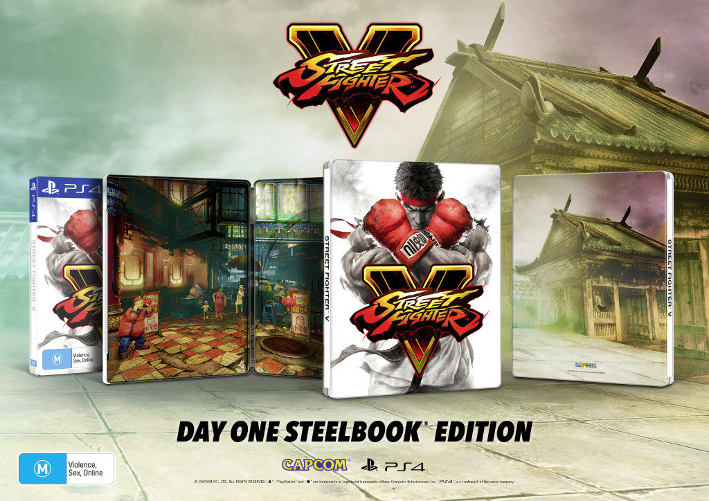 Street Fighter 5 Day One Steelbook Edition