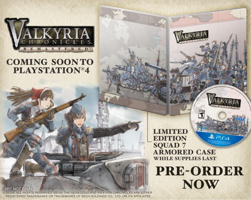 Valkyria Chronicles Remastered in occidente