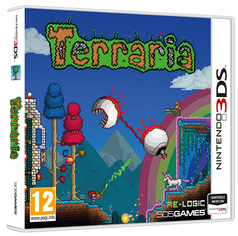 Terraria 3DS packaging ITA