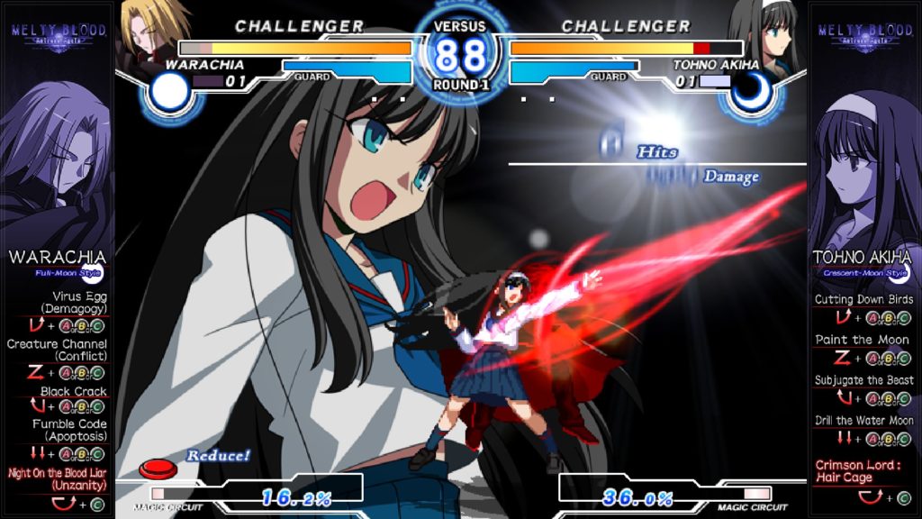 Melty Blood Actress Again Current Code recensione