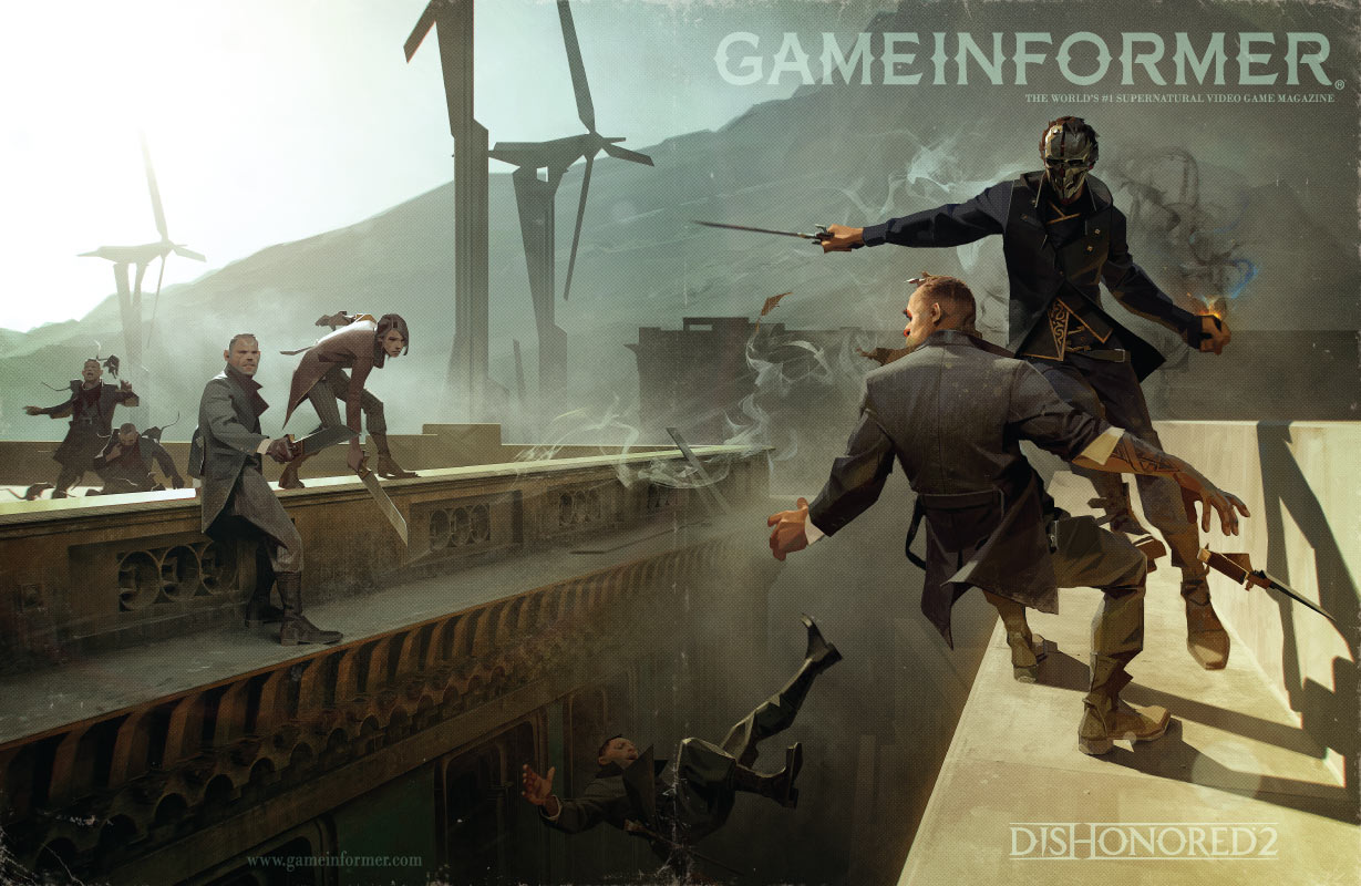 Dishonored 2 informazioni Game Informer cover 1