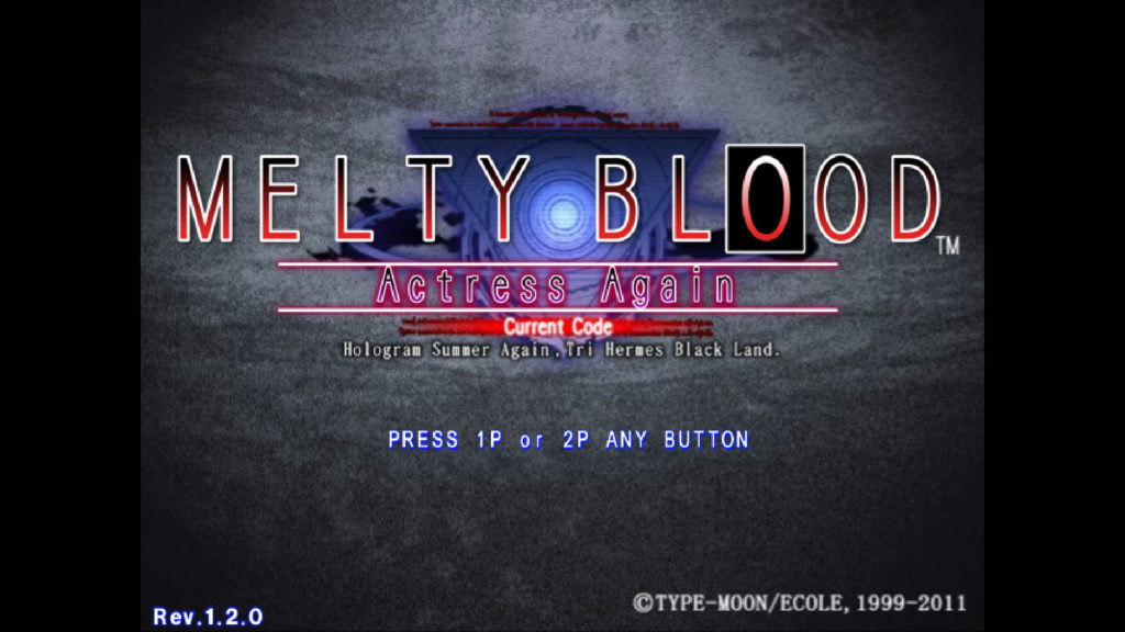 Melty Blood Actress Again Current Code Recensione