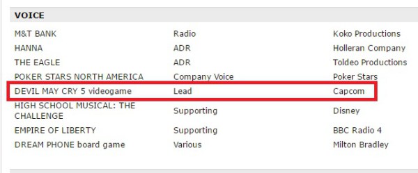 Rumor Devil May Cry 5