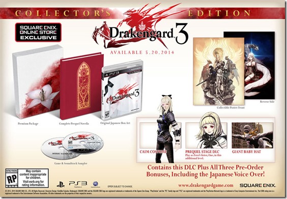 Gamesource Unboxing: Drakengard 3 Collector’s Edition