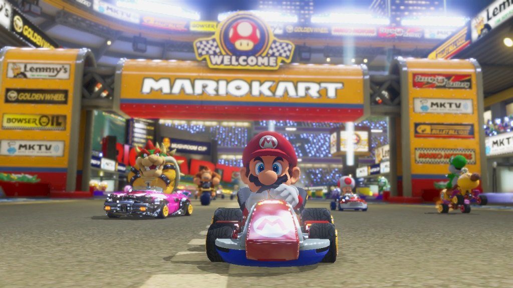 Sonic in Mario Kart 8