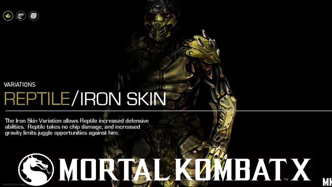 Anche Reptile in Mortal Kombat X