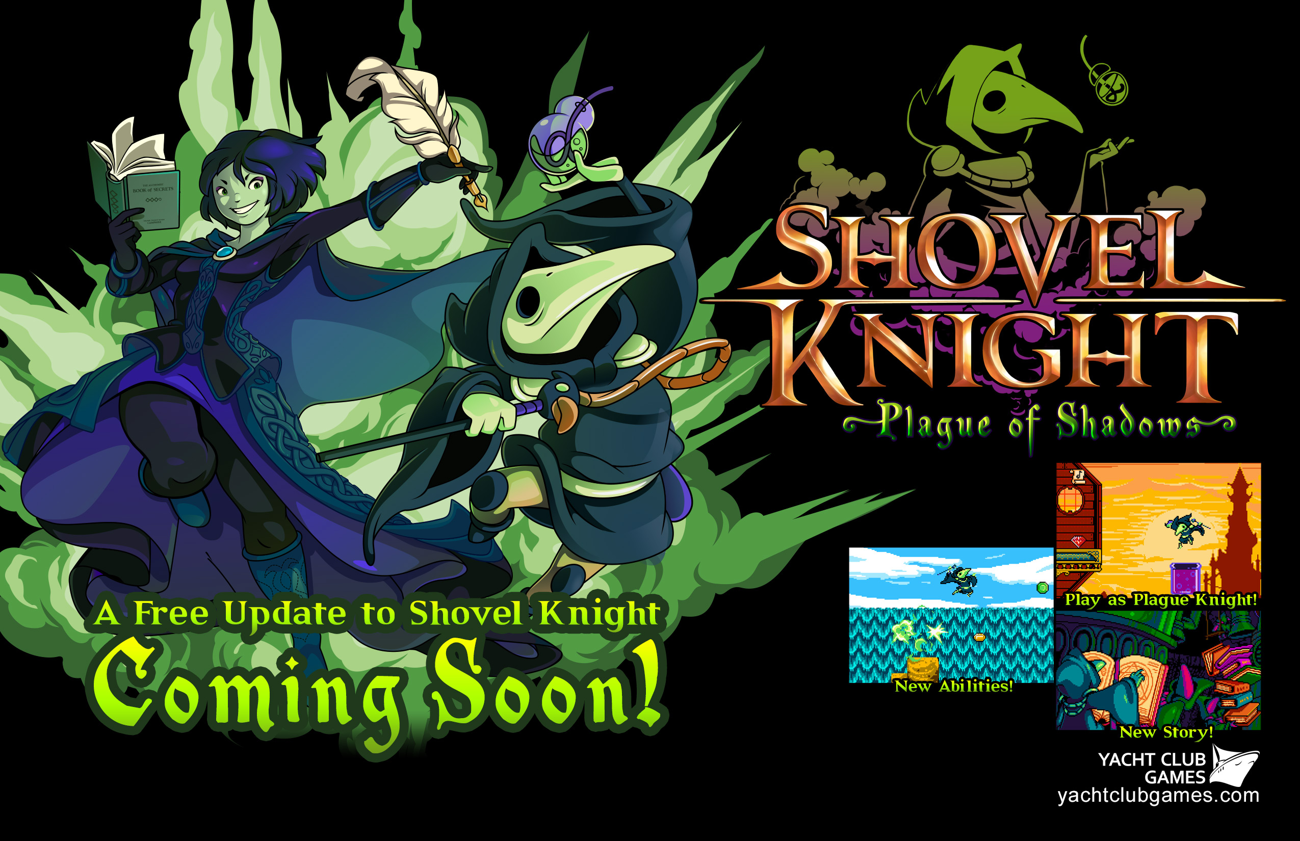 Shovel Knight, in arrivo l’espansione Plague of Shadows