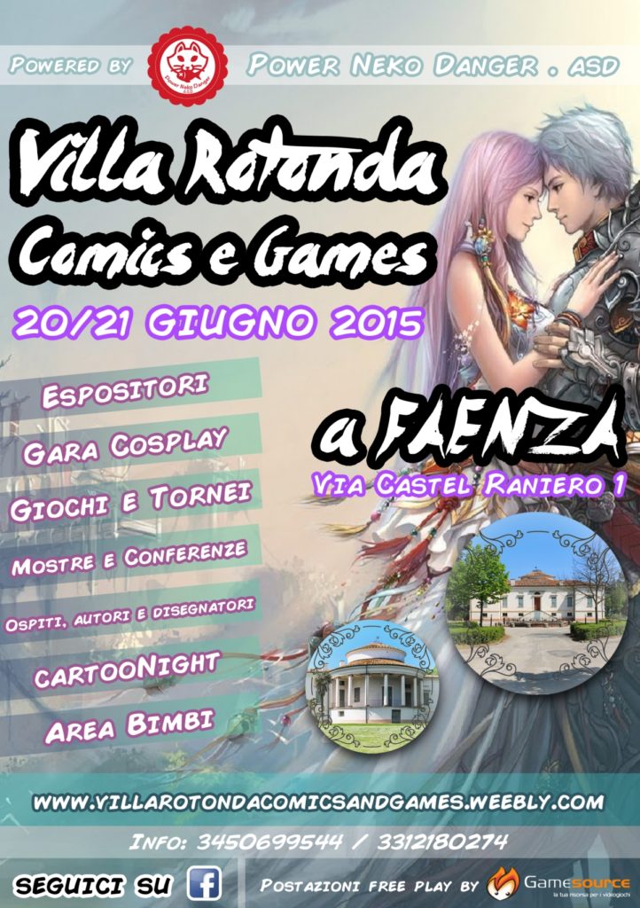 Gamesource al Villa Rotonda Comics & Games, 20-21 giugno 2015 - immagine della notizia