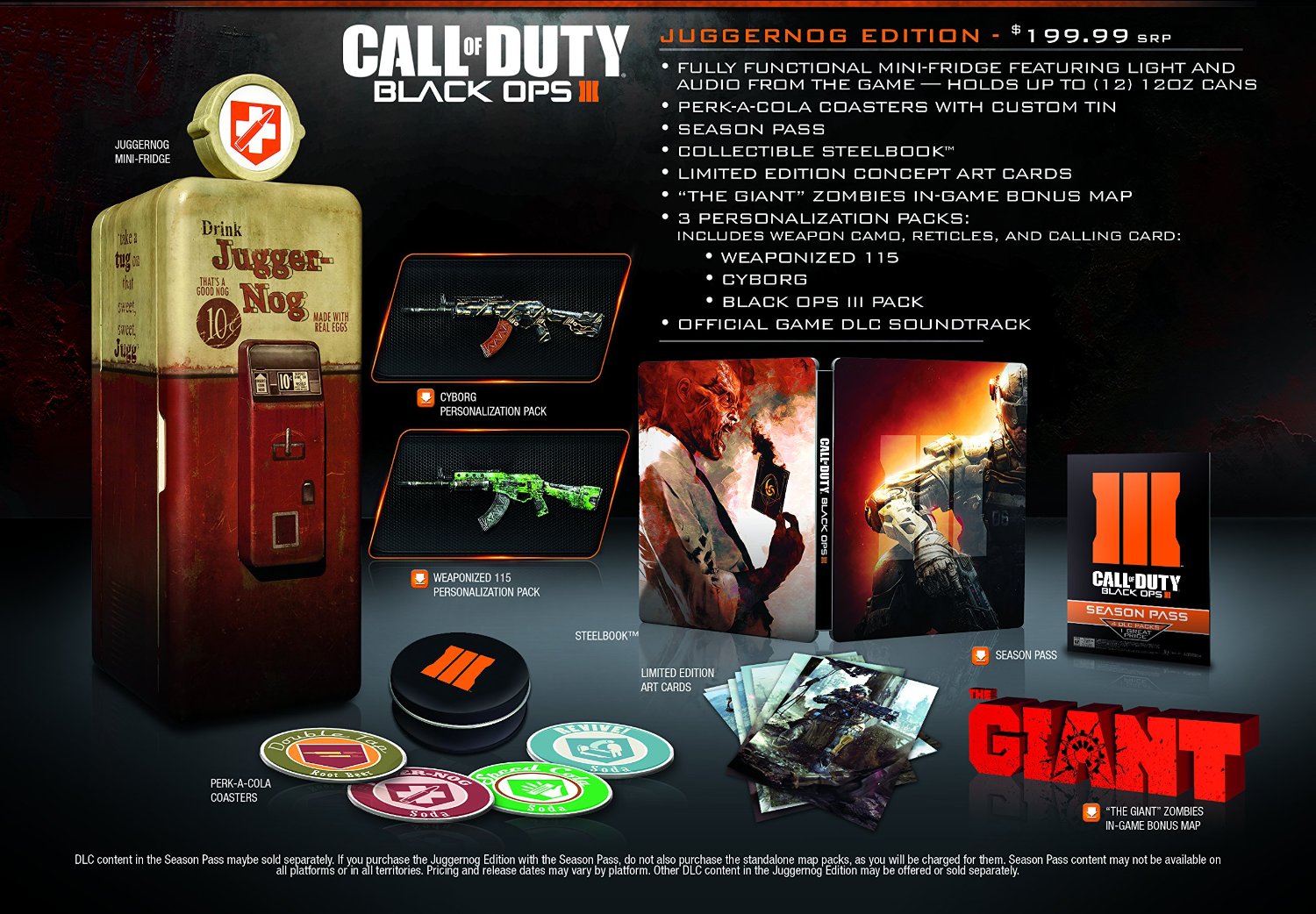 Call of Duty : Black Ops III, mappa bonus The Giant nella Collector’s Editions