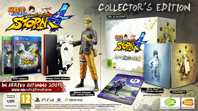 Naruto Ultimate Ninja Storm 4: Collector’s Edition e personaggi esclusivi col preordine