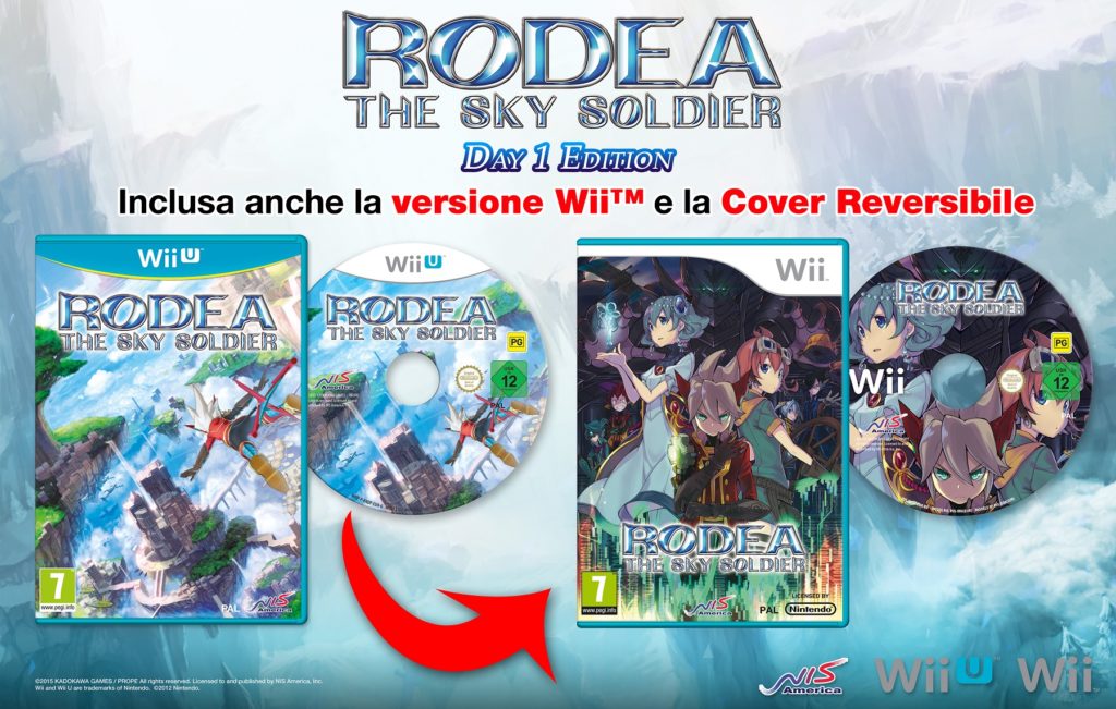 Posticipato Rodea the Sky Soldier editions