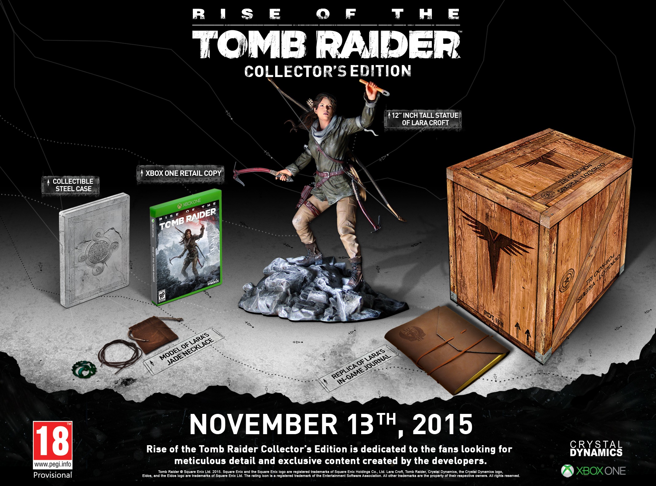 Collector’s Edition di Rise of the Tomb Raider annunciata
