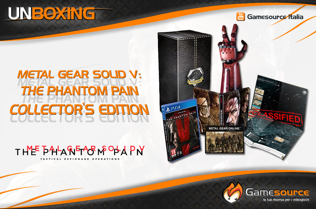 UNBOXING – Metal Gear Solid V: The Phantom Pain Collector’s Edition