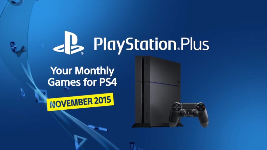 PlayStation Plus novembre 2015