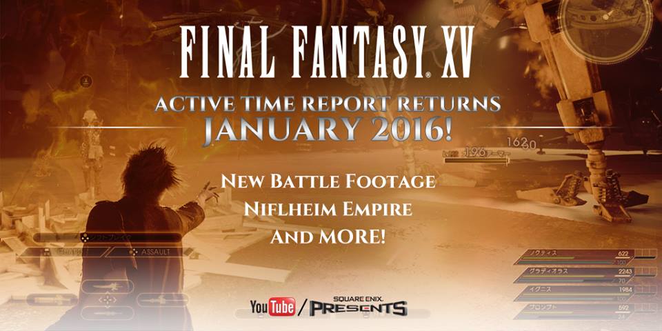 Final Fantasy XV: nuovo ATR in arrivo a gennaio 2016