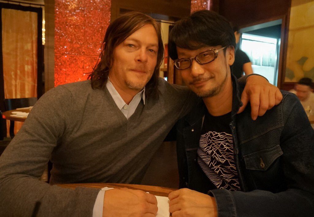 kojima incontra norman reedus