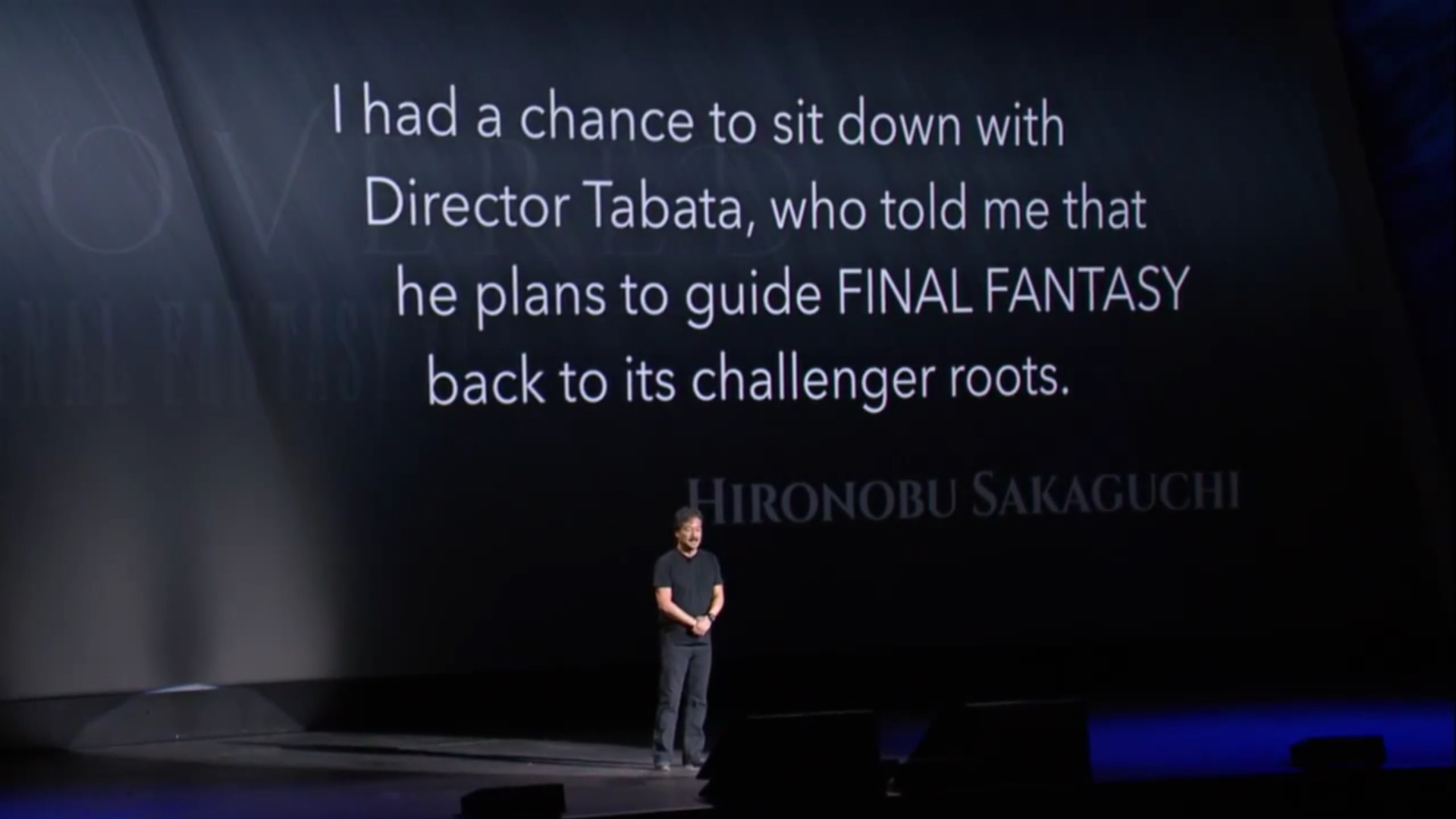 Uncovered Final Fantasy XV Hironobu Sakaguchi