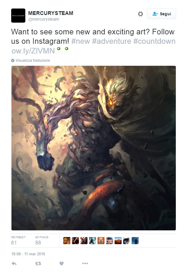 nuovo titolo MercurySteam art