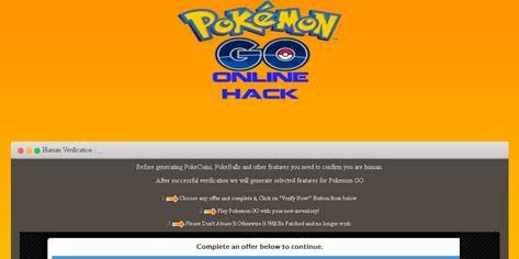 Pokémon Go, attenti alle truffe online !