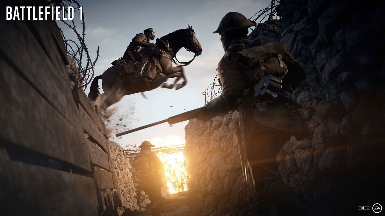 Battlefield 1: dice parla dell’uso dei cavalli nel gioco