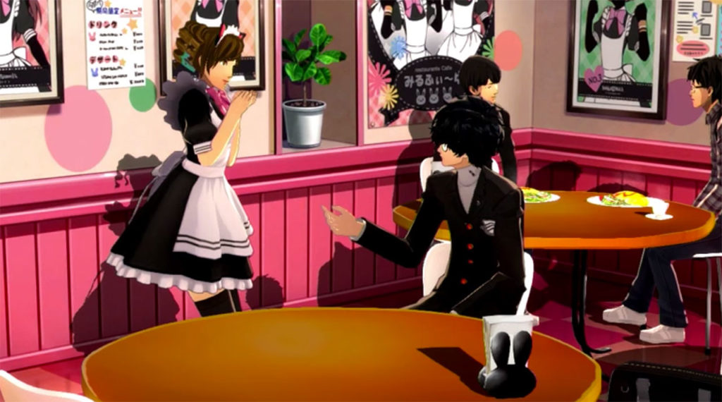 Persona 5, Maid Cafe tra le attività giornaliere - immagine della notizia