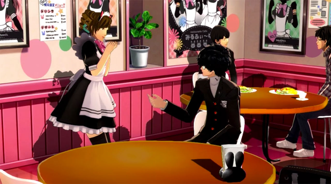 Persona 5, Maid Cafe tra le attività giornaliere