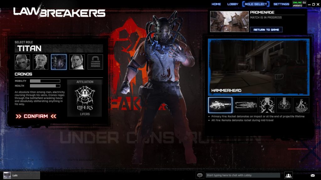 Lawbreakers Alpha