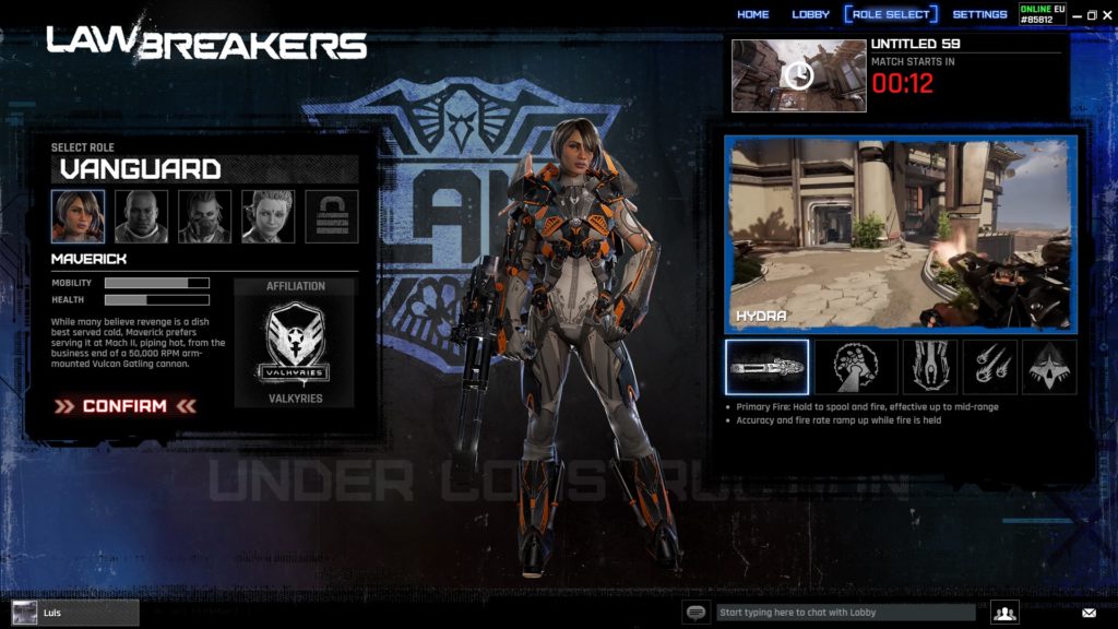 Lawbreakers Alpha