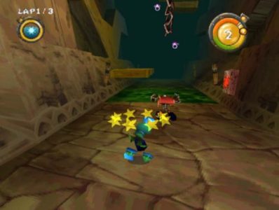 Schermata di gioco di Rayman Rush