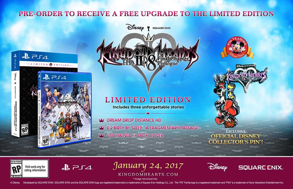 Annunciata la Limited Edition di Kingdom Hearts HD 2.8