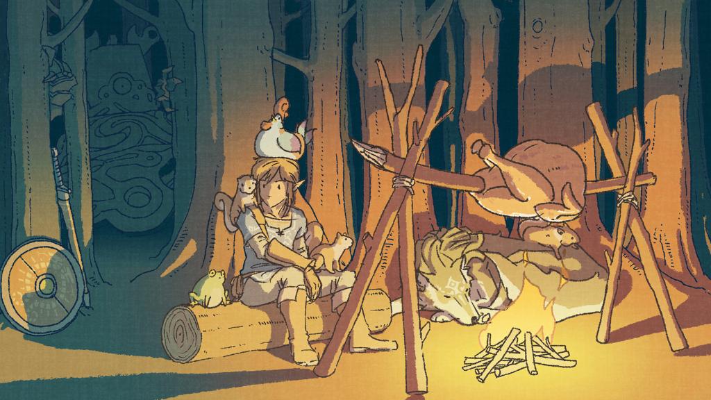 Nintendo festeggia il Thanksgiving con un’artwork di Zelda