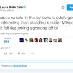 Laura Kate Dale ci dona un “parere personale” sul rumble dei Joy-Con di Nintendo Switch