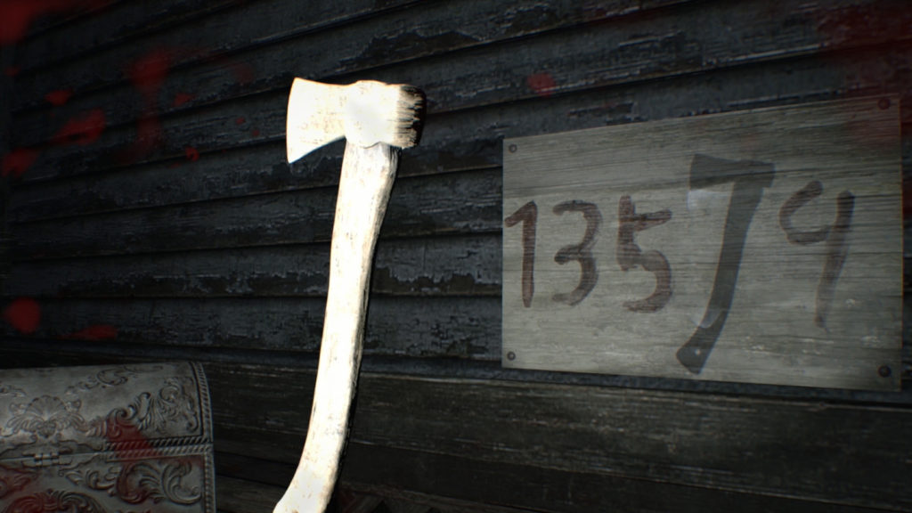 Resident Evil 7 ascia giocattolo