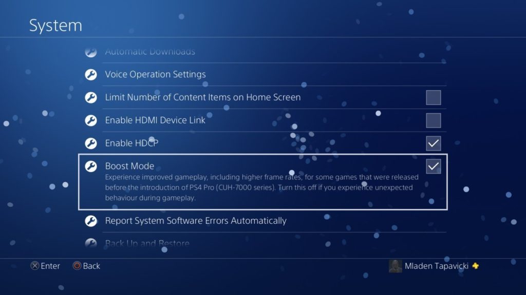 PS4 permetterà di scegliere il frame rate con il boost mode - immagine della notizia