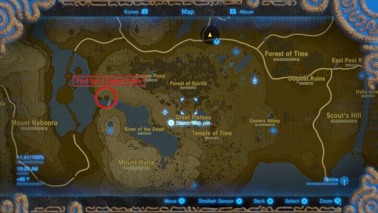 Come sopravvivere al caldo in The Legend of Zelda: Breath of the Wild