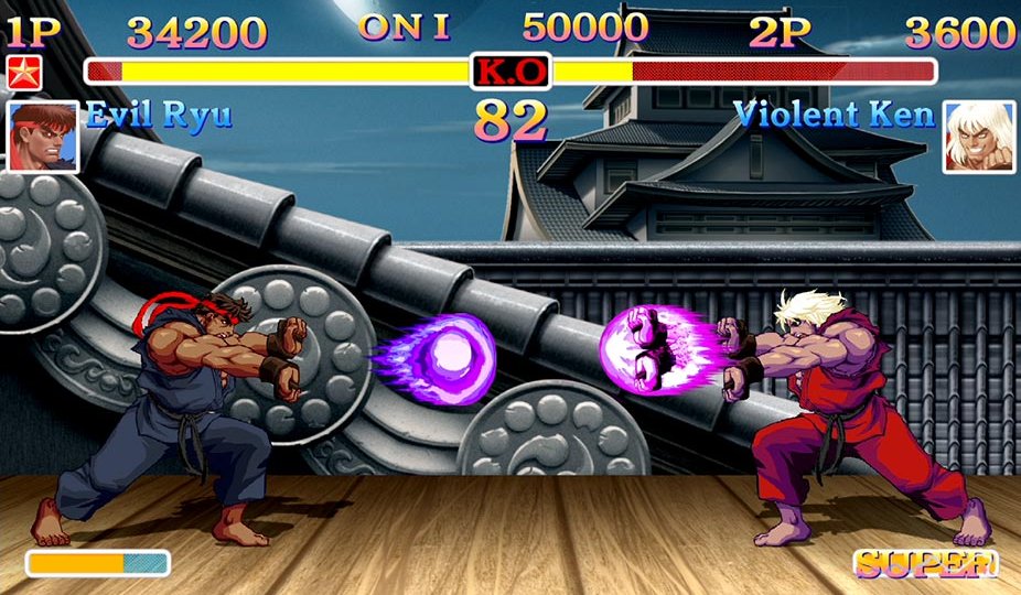 Ultra Street Fighter II switch data uscita