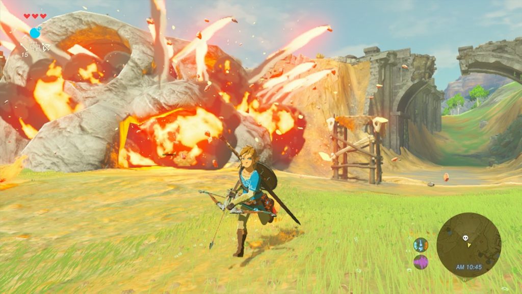 zelda breath of the wild frecce di fuoco