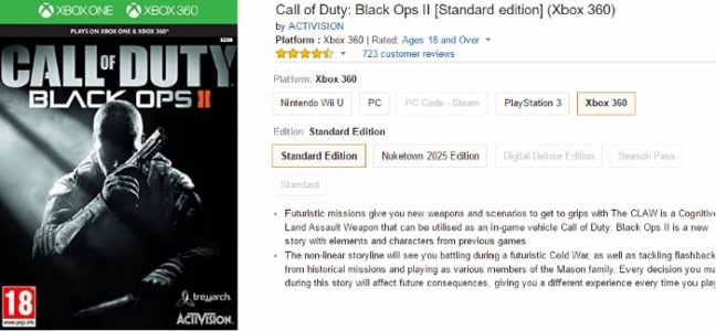 Call of Duty: Black Ops II su Xbox 