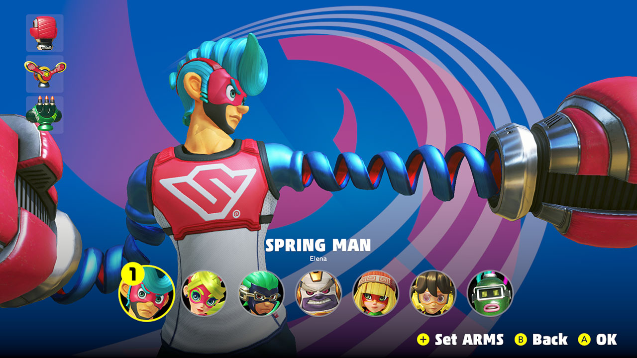 ARMS Nintendo Direct character