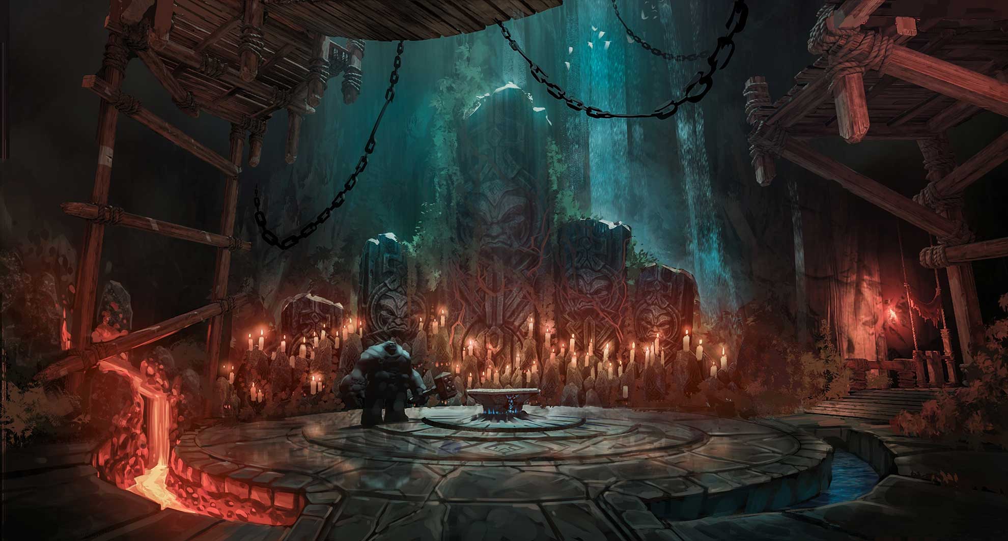 Nuovo trailer di gameplay per Darksiders III, ambientato in una caverna