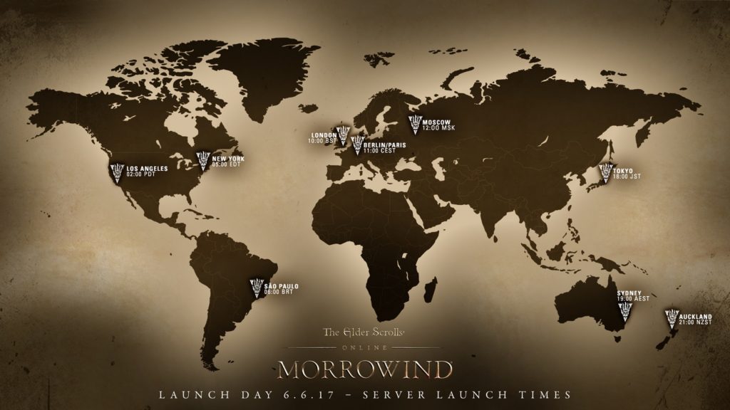 The Elder Scrolls Online: Morrowind annunciati gli orari di pubblicazione