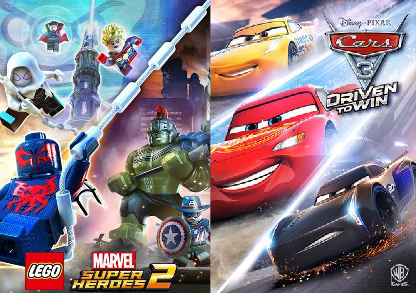 Lego Marvel Super Heroes 2 e Cars 3 – Provati