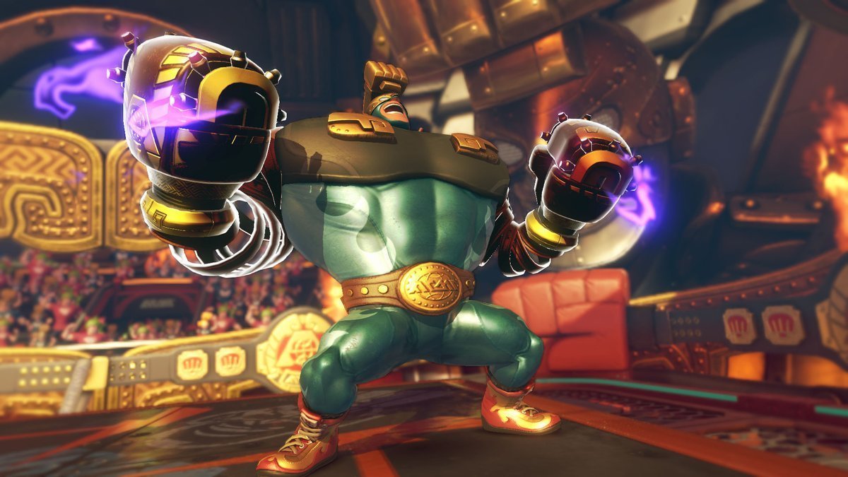 DLC per ARMS, si mostra il nuovo lottatore Max Brass