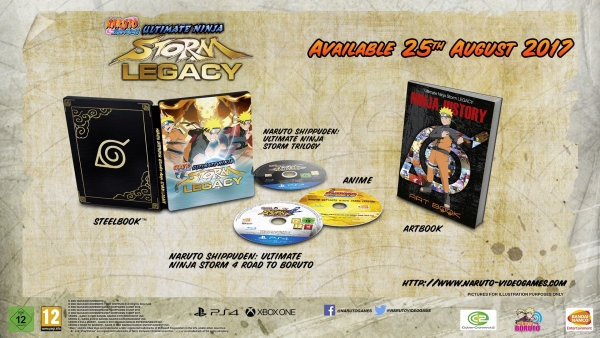 Naruto Ultimate Ninja Storm Legacy e Trilogy in arrivo il 25 Agosto in Europa